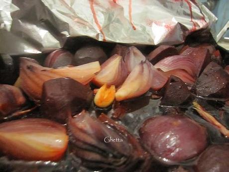 Sopa de remolachas asadas Sopa de remolachas asadas