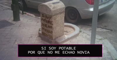 Animismo en la calle - Fuente de agua Animismo en la calle - Fuente de agua