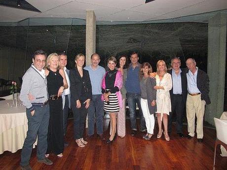 con los anfitriones en el Hotel, los Sres de Guitart