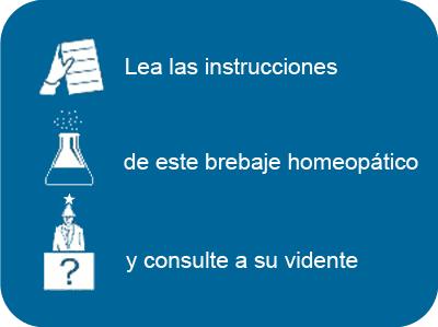 Un vidente recomienda homeopatía