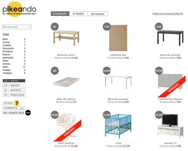 Pikeando: El portal de segundamano Ikea