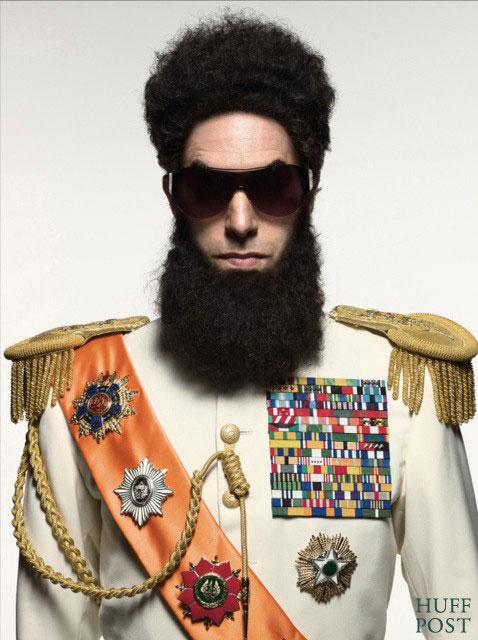 Nueva foto de Sacha Baron Cohen en 'The Dictator'... a lo Saddam Hussein