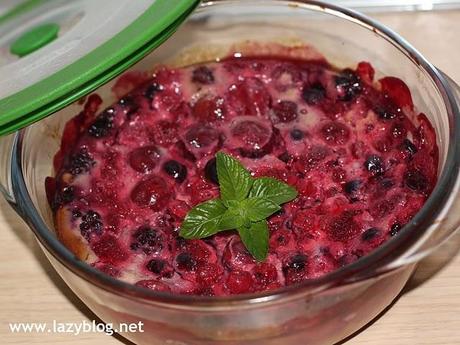 Gratinado de frutos del bosque Gratinado de frutos del bosque
