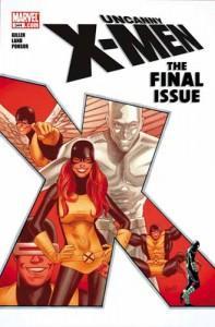 Uncanny X-Men llega a su final el próximo mes de octubre