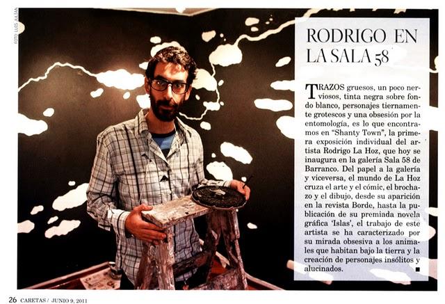 Rodrigo La Hoz, expone en Sala 58 a partir de hoy