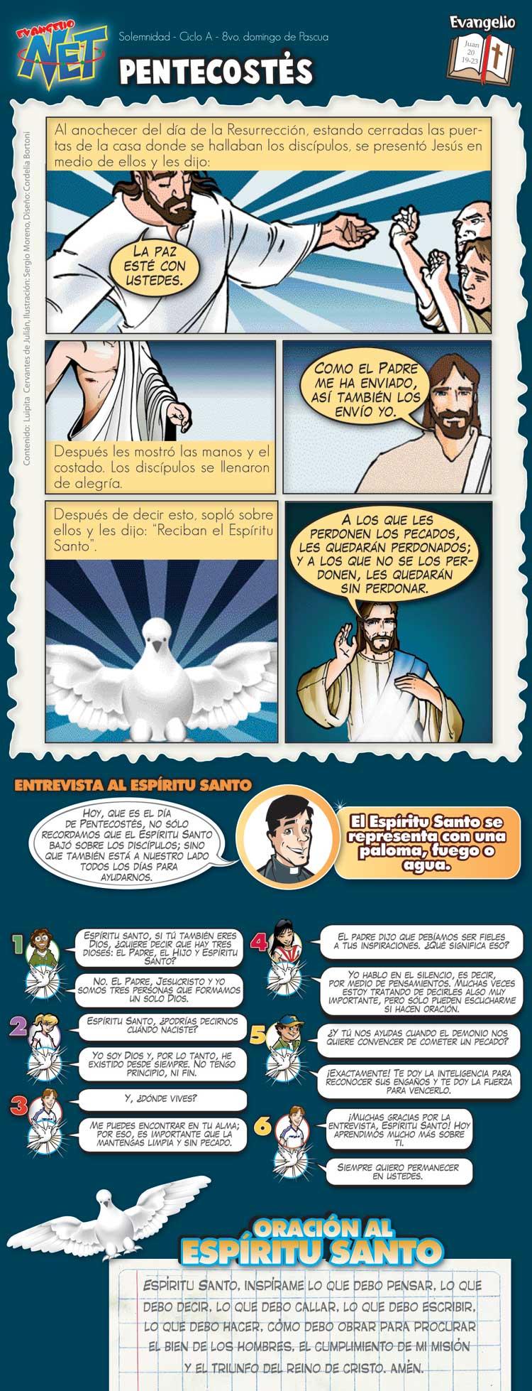 Evangelio Dominical: 12 de junio del 2011 (PENTECOSTÉS)