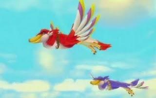 Pollos voladores en Zelda Skyward Sword