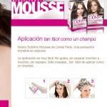 Sistema de coloración mousse para el cabello Sistema de coloración mousse para el cabello