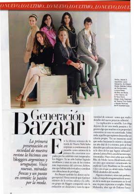 Bazaar Argentina junto a bloggers