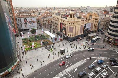 El centro de Madrid convertido en huerta