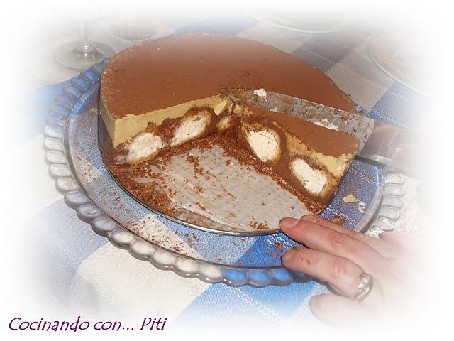 Cocinando con... Piti! , Tarta cappuccino con profiteroles