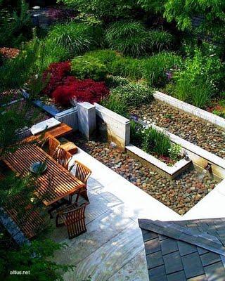 Casa y jardin integrados