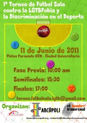 Mañana comienza el I Torneo de Fútbol contra la Discriminación de LGTB en el Deporte