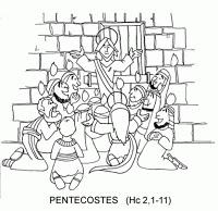 ÁLBUM DE IMÁGENES: PENTECOSTÉS PARA COLOREAR