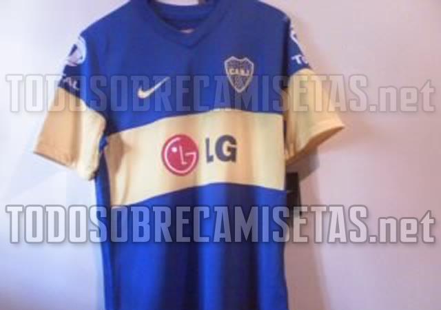 Ésta sería la nueva camiseta de Boca Juniors; temporada 2011-2012