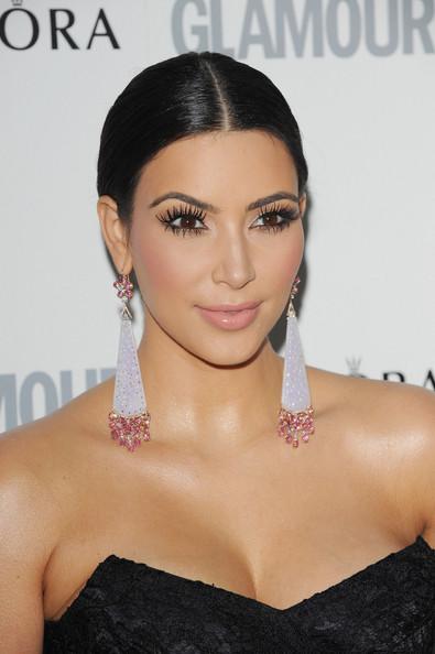 Kim Kardashian attends the Women of the Year Glamour Awards at Berkeley Square in Central London.