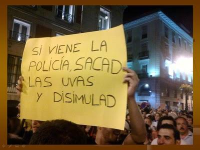 Pancarta indignados 11m spanisrevolution