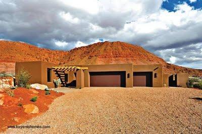 Casa de adobe moderna Casa de adobe moderna