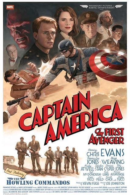 Nuevo póster retro de 'Capitán América: El primer vengador'