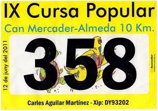 IX Cursa Popular Can Mercader-Almeda 10 km - Training Week - Quedada 'Desértica' domingo 19 junio en Cornellá (Barcelona)