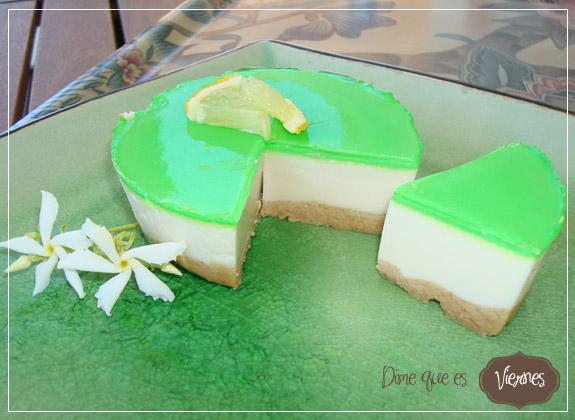 Chispeante Mojito Cheesecake  {Tarta de Mojito}
