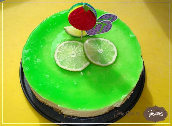 Chispeante Mojito Cheesecake  {Tarta de Mojito}