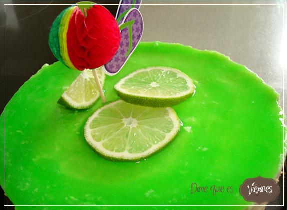 Chispeante Mojito Cheesecake  {Tarta de Mojito}
