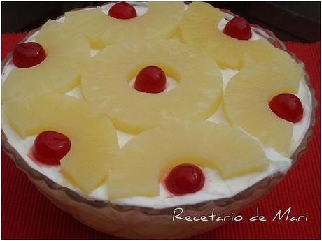 POSTRE DE PIÑA