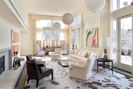 terraza con piscina muebles de terraza muebles de lujo loft duplex en nueva york duplex condominium penthouse nyc diseño de interiores decoración de interiores biblioteca en casa atico en nyc apartamento en new york de lujo 