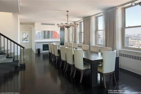 terraza con piscina muebles de terraza muebles de lujo loft duplex en nueva york duplex condominium penthouse nyc diseño de interiores decoración de interiores biblioteca en casa atico en nyc apartamento en new york de lujo 