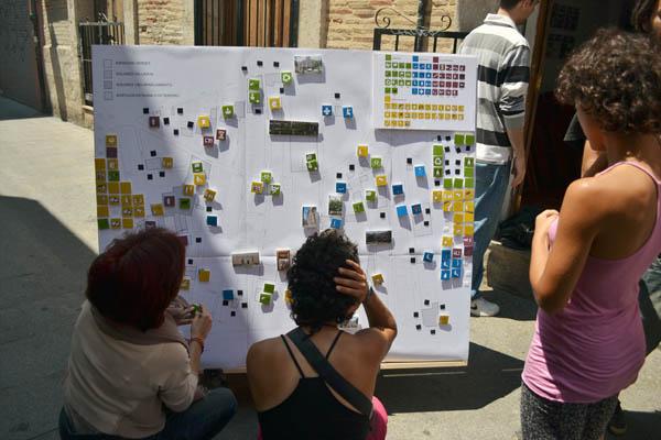 zuloark Jornadas de acción vecinal en Velluters espacio público ciudades Apropiaciones urbanas acción urbana 