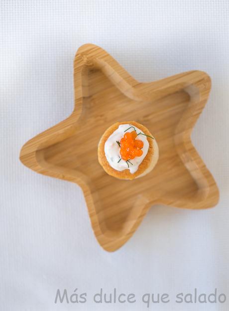 Crema de salmón. Perfecta para tartaletas, volován o para untar. Aperitivo de Naviadad