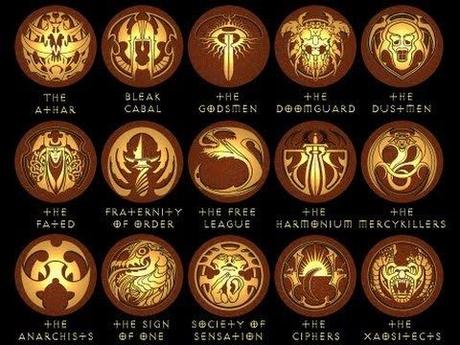 Faction War Promotional Stickers (AD&D 2ª ed, Planescape, 1998) Faction War Promotional Stickers (AD&D 2ª ed, Planescape, 1998)