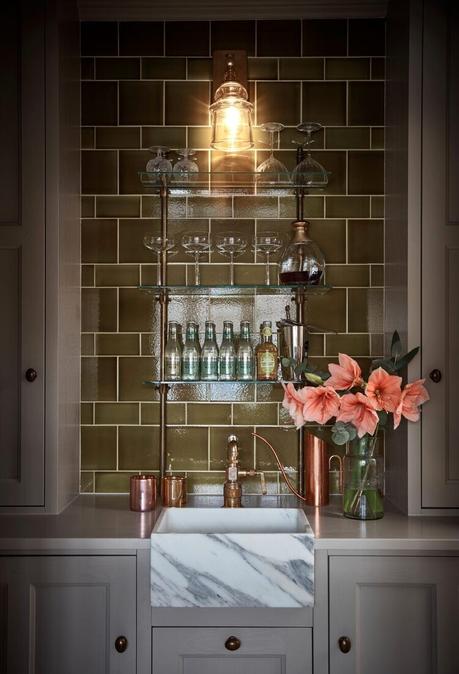 Una elegante casa de Navideña escandinava. Una elegante casa de Navideña escandinava.