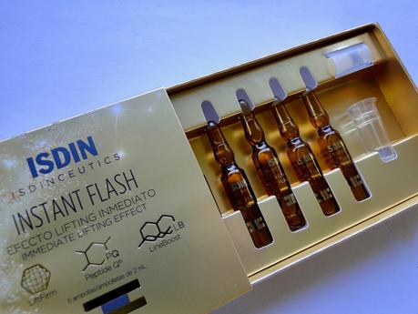 Ampollas Instant Flash de Isdin, lifting en unidosis. Ampollas Instant Flash de Isdin, lifting en unidosis.
