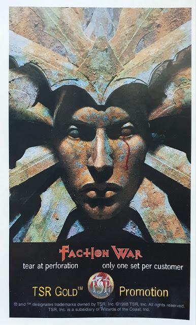 Faction War Promotional Stickers (AD&D 2ª ed, Planescape, 1998)