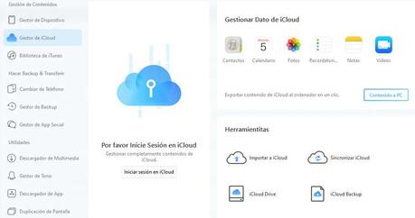 Gestor de iCloud