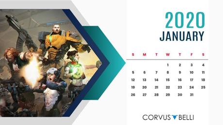 Calendario 2020 de Corvus Belli para descargar