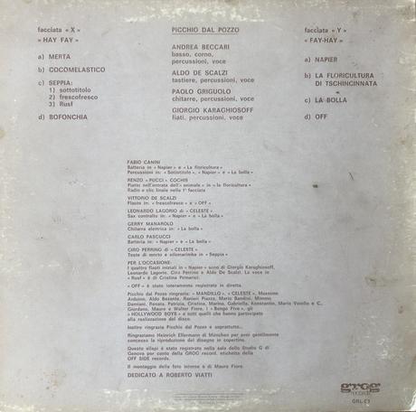 Picchio Dal Pozzo - Picchio Dal Pozzo (1976)