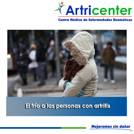 Artricenter: El frío a las personas con artritis Artricenter: El frío a las personas con artritis