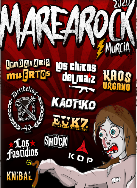 Presentado el cartel del Marearock Murcia 2020