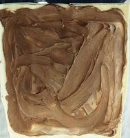 Corona de Navidad de hojaldre y chocolate Corona de Navidad de hojaldre y chocolate