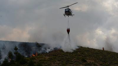 Son 14 los focos de incendio en la cordillera y suman dos aeronaves para controlar el fuego
