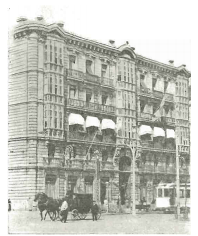 Gran Hotel, de dona Francisca Gómez, en los años veinte.