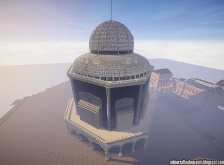 Réplica Minecraft de la Casa de las Ciencias de La Coruña, España.