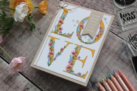 Love Card with Suzy's Prints