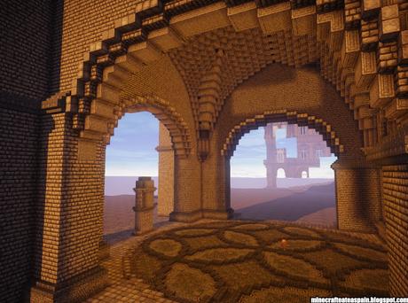 Réplica Minecraft: Iglesia de Santa María la Real y Antigua de Gamonal, Burgos, España.