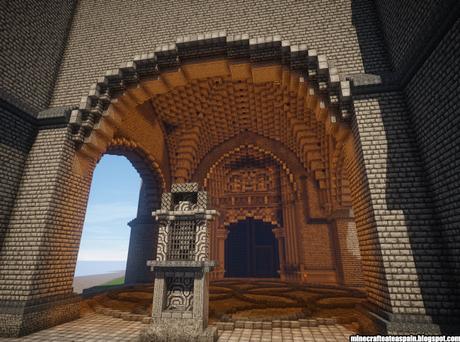 Réplica Minecraft: Iglesia de Santa María la Real y Antigua de Gamonal, Burgos, España.