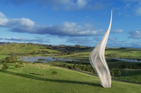 Escultura de piezas desplazadas