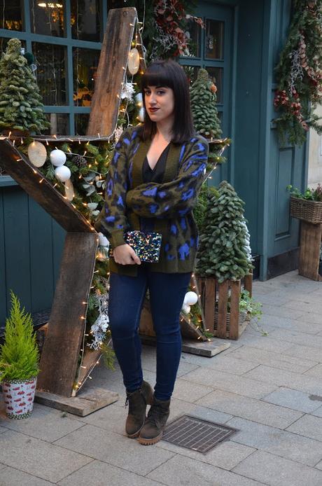 Chaqueta estampado leopardo